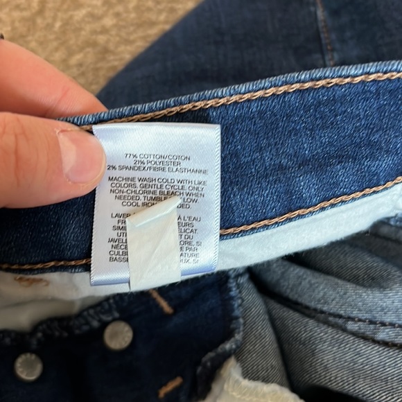 Express Stretch Denim Perfect Mid Rise Legging Jeans 8R - Picture 9 of 9